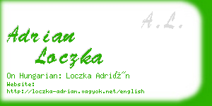 adrian loczka business card